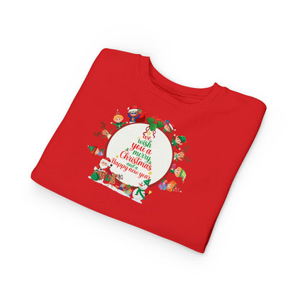 Toddler Sweatshirt - We Wish You a Merry Christmas - [[{"value":"Wonderwear Kid"}]]
