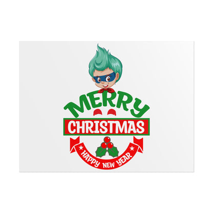 Rolled Posters - Merry chridtmas from super kiddo - [[{"value":"Wonderwear Kid"}]]