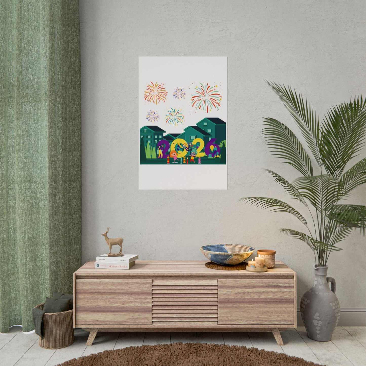 Rolled Posters - Super kiddo on house - [[{"value":"Wonderwear Kid"}]]