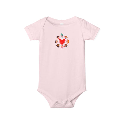 Infant Jersey One Piece - Valentines - We love you - [[{"value":"Wonderwear Kid"}]]