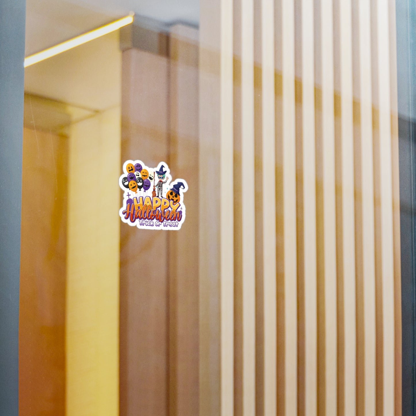 Halloween Kiss-Cut Vinyl Decals – Happy halloween trick or treat - [[{"value":"Wonderwear Kid"}]]