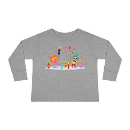 Toddler Long Sleeve Tee - Super kiddo lighting fireworks - [[{"value":"Wonderwear Kid"}]]