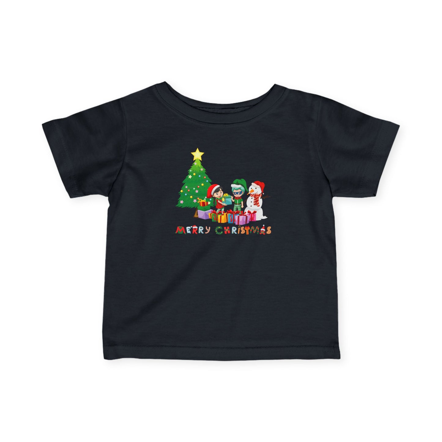 Infant Fine Jersey Tee - Super kiddo preparing gifts - [[{"value":"Wonderwear Kid"}]]