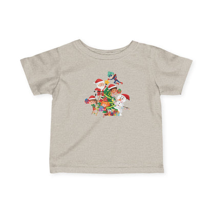Infant Fine Jersey Tee - Super kiddo making christmas tree - [[{"value":"Wonderwear Kid"}]]