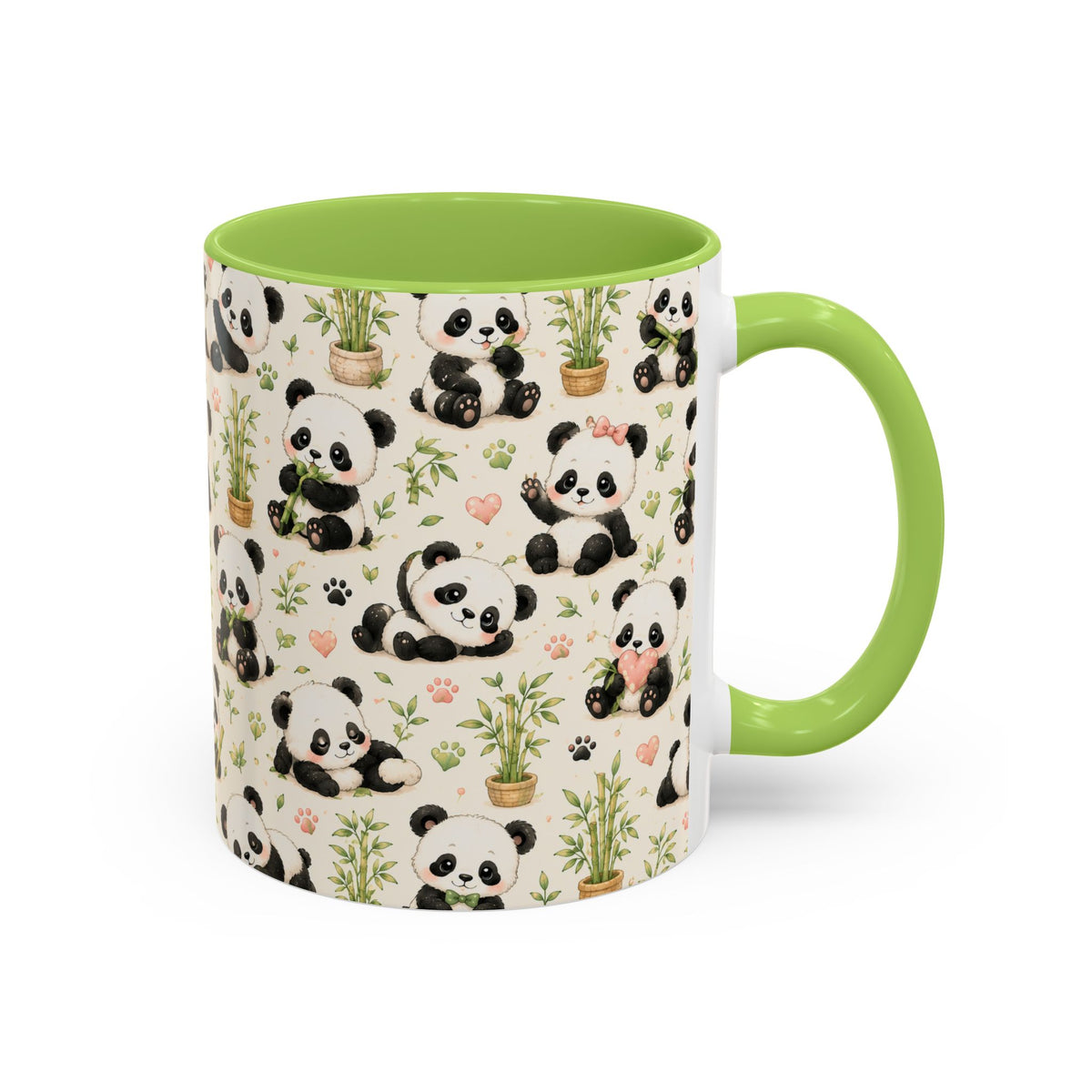 Accent Coffee Mug  (11/15 oz) - baby pandas