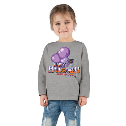 Toddler Long Sleeve Tee - Happy holloween - spider kiddo - [[{"value":"Wonderwear Kid"}]]