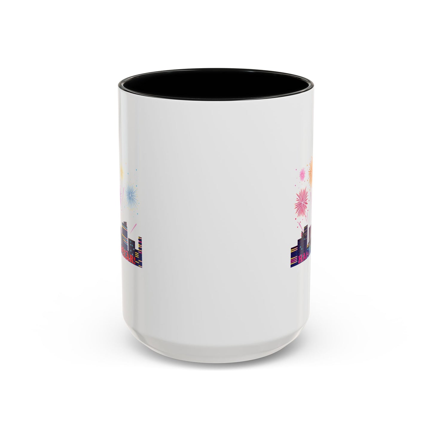 Accent Coffee Mug - Super kiddo with fireworks with text