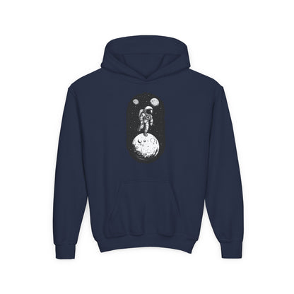 Youth Heavy Blend Hooded Sweatshirt - Cosmic Adventure Printify
