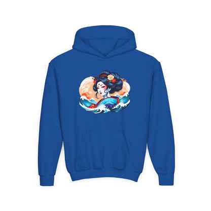 Kids Japanese Beauty Hoodie Printify