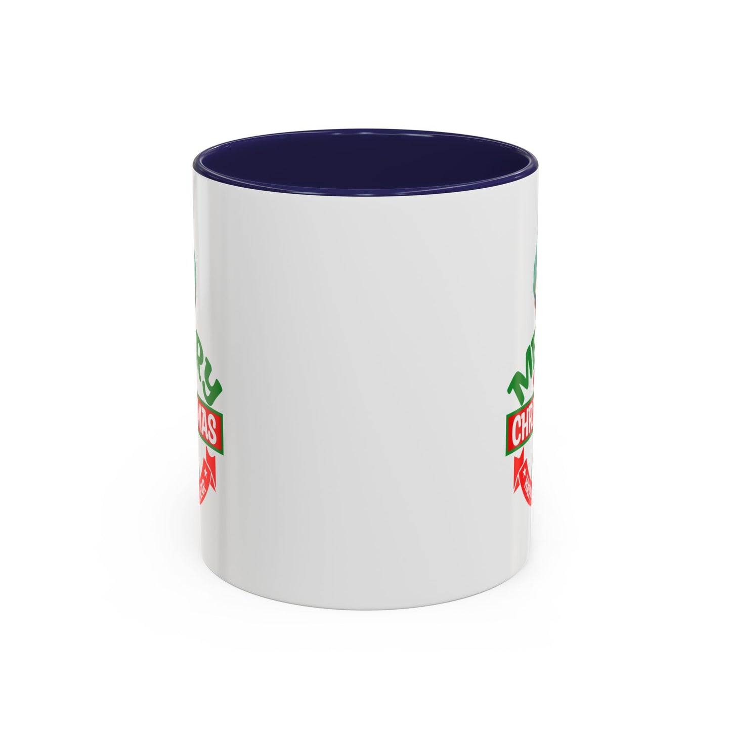 Accent Coffee Mug - Merry chridtmas from super kiddo