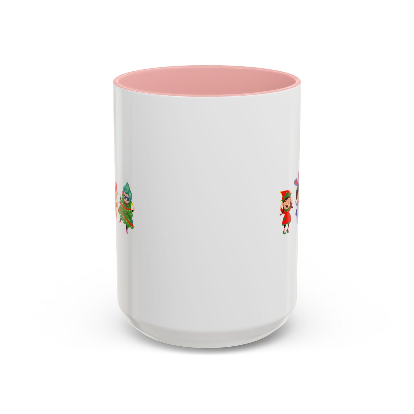 Accent Coffee Mug - Super kiddo in christmas tree attire