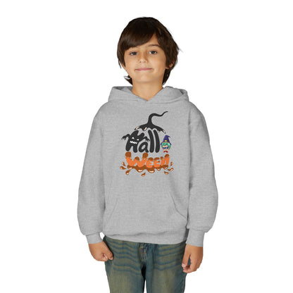 Youth Heavy Blend Hooded Sweatshirt - Holloween Printify
