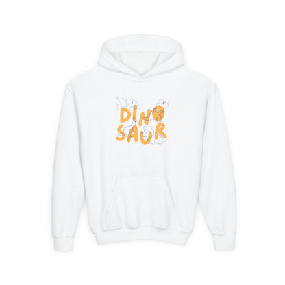 Youth Heavy Blend Hooded Sweatshirt -  Dino-saur Printify
