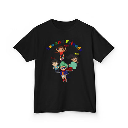 Kids Heavy Cotton™ Tee - Leo & Friends - Learning and growing - [[{"value":"Wonderwear Kid"}]]