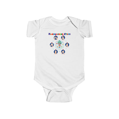 Infant Bodysuit - Super kiddo how to wash hand properly - [[{"value":"Wonderwear Kid"}]]