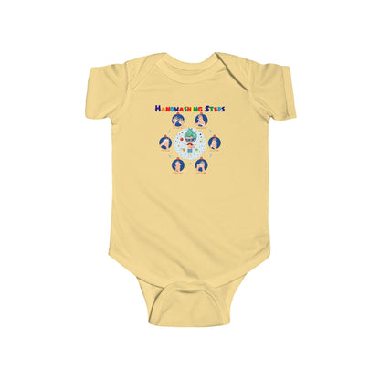Infant Bodysuit - Super kiddo how to wash hand properly - [[{"value":"Wonderwear Kid"}]]