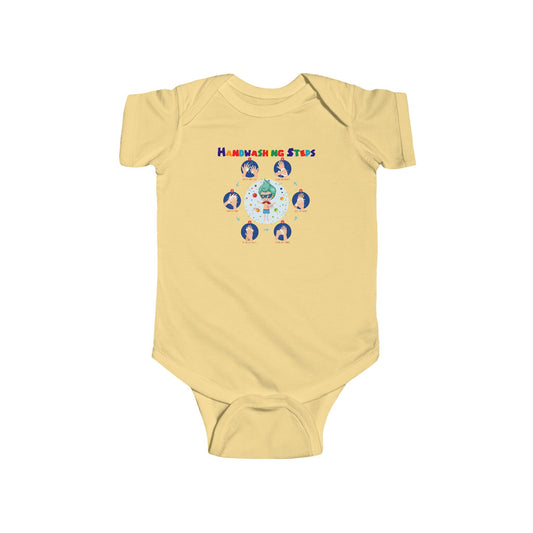 Infant Bodysuit - Super kiddo how to wash hand properly - [[{"value":"Wonderwear Kid"}]]
