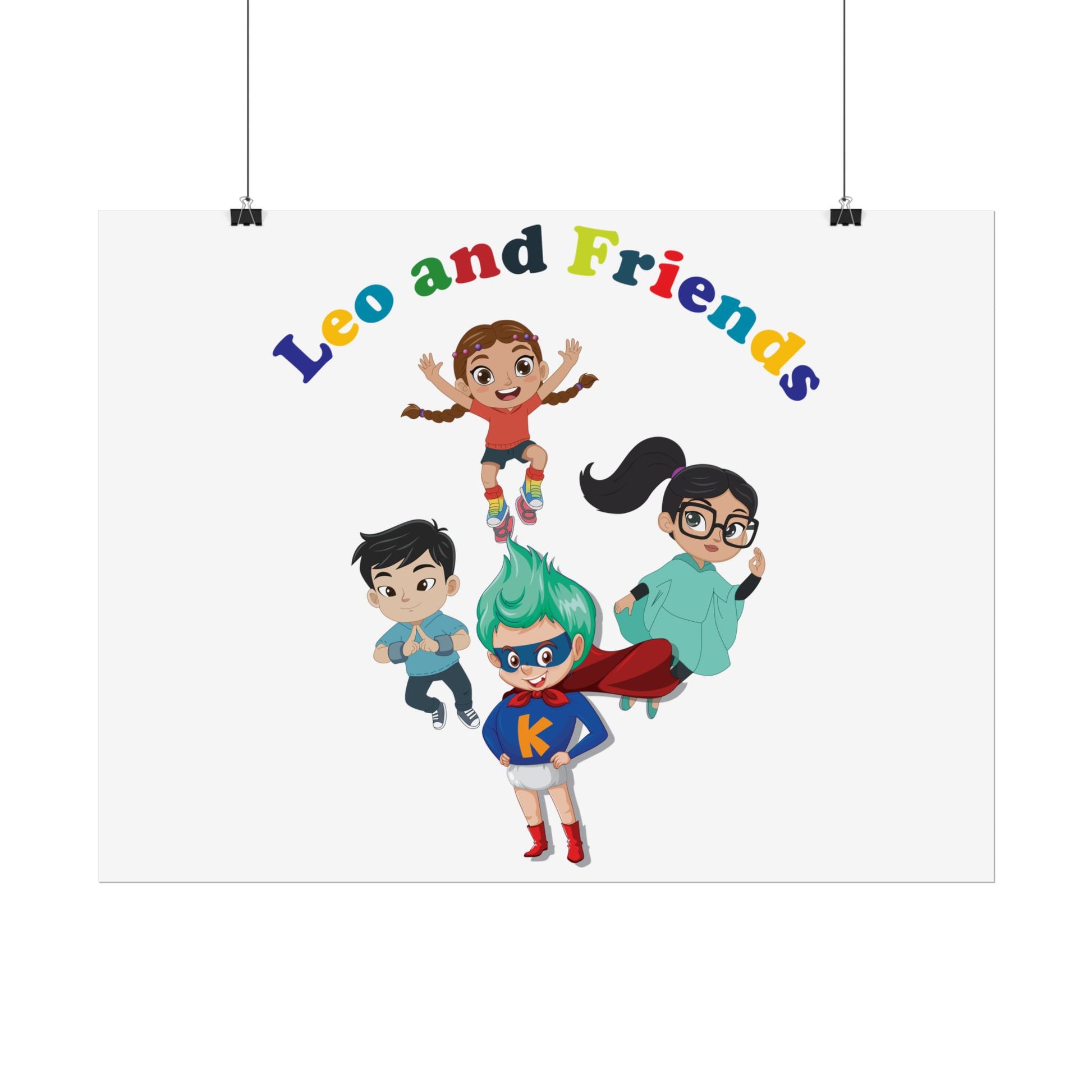Rolled Posters - Leo & Friends - [[{"value":"Wonderwear Kid"}]]