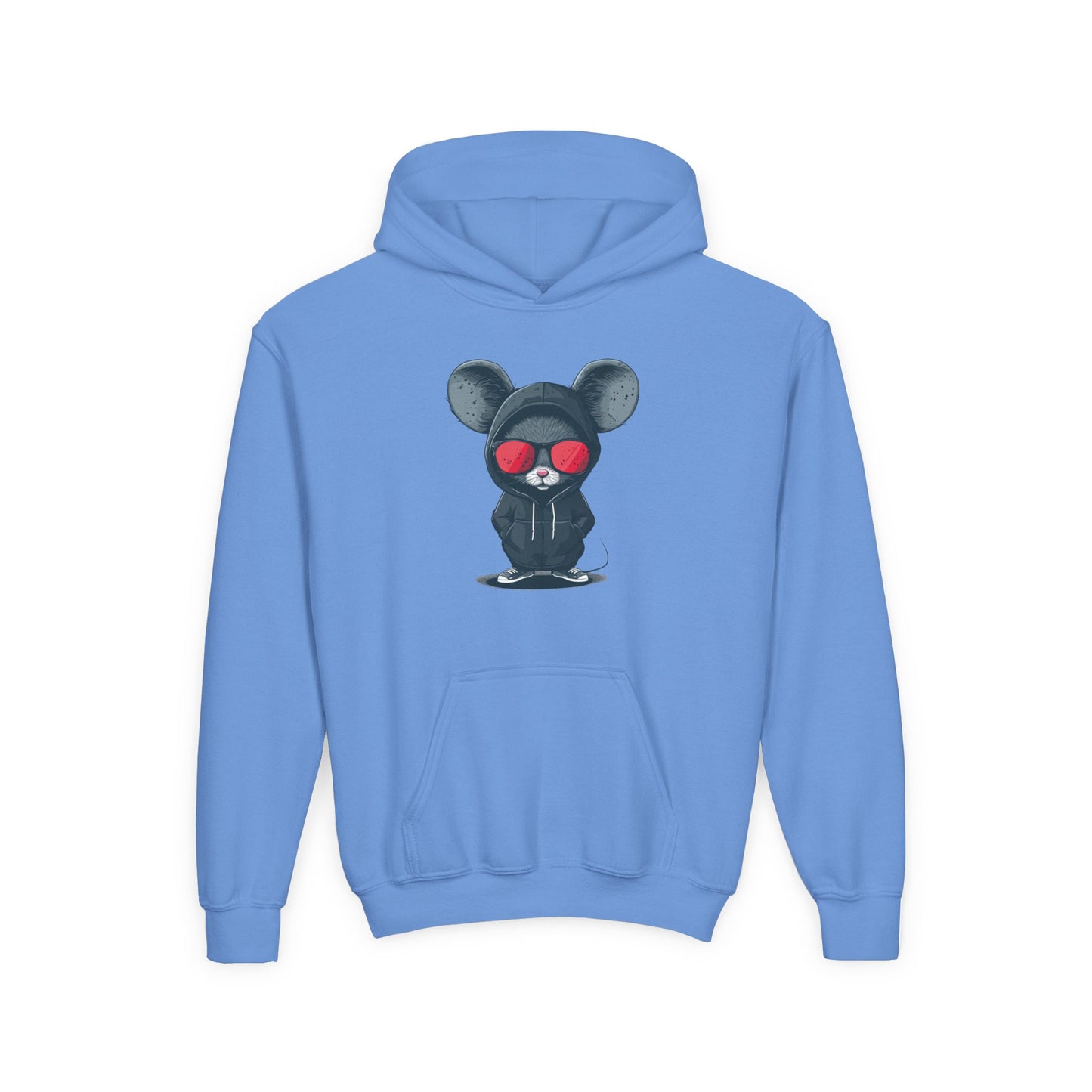 Youth Heavy Blend Hooded Sweatshirt - Cool Bear Design
