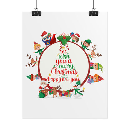 Rolled Posters - We wish you a merry christmas - [[{"value":"Wonderwear Kid"}]]
