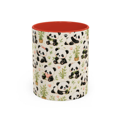 Accent Coffee Mug  (11/15 oz) - baby pandas