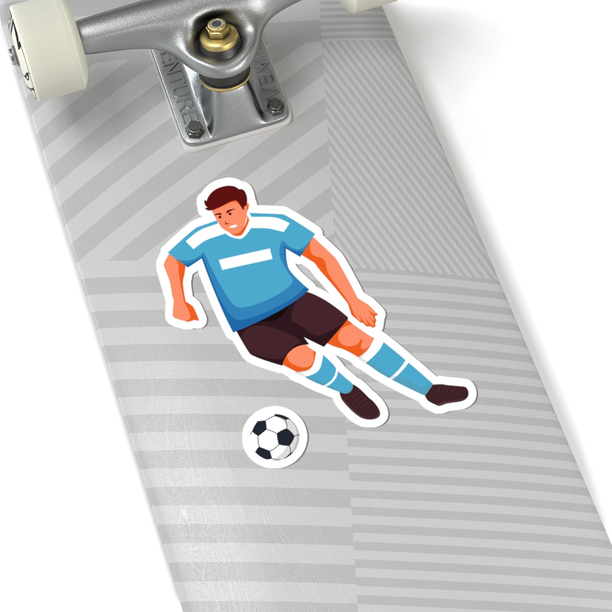 Kiss-Cut Stickers - Man playing foot ball