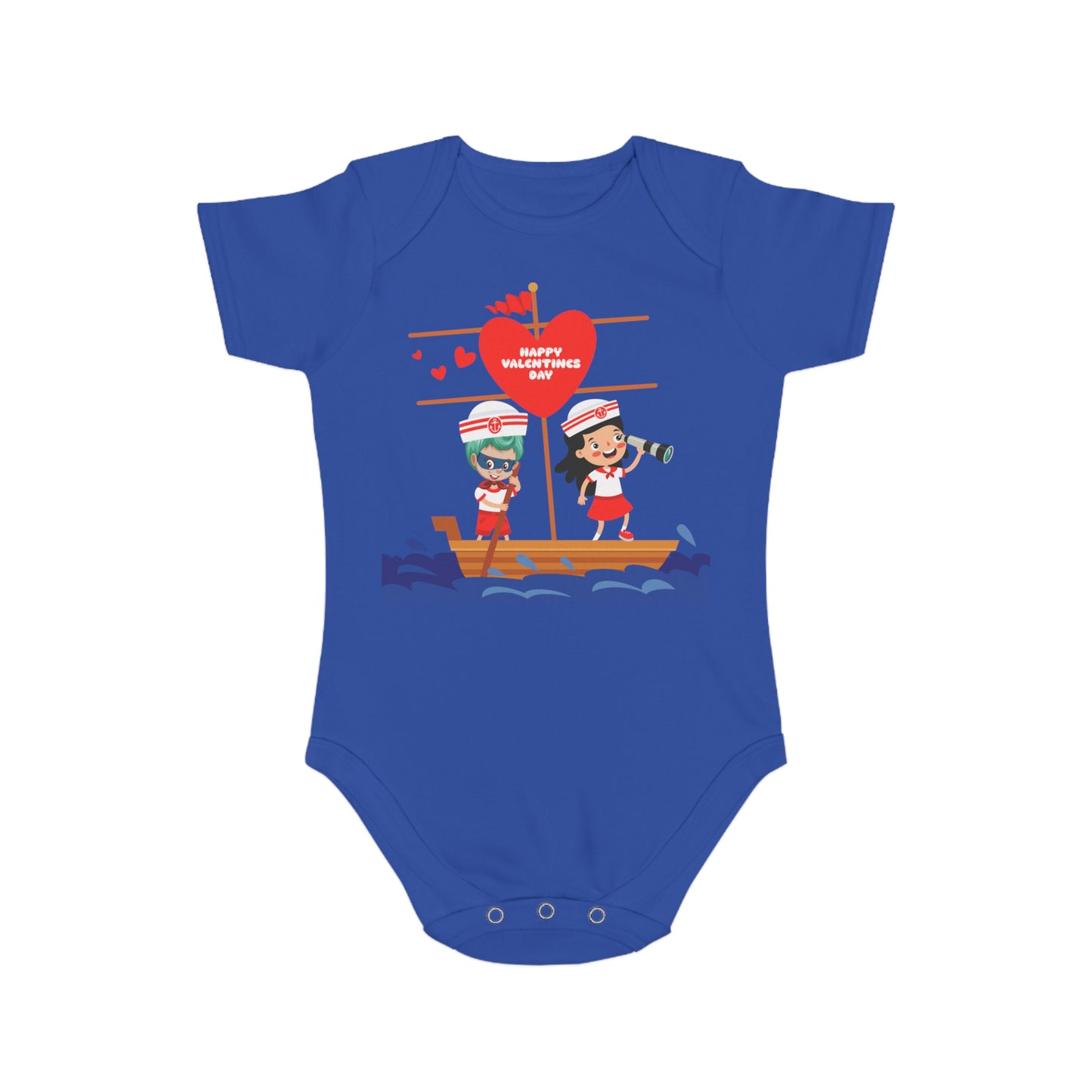 Infant Fine Jersey Bodysuit - Valentines -  Love sailing - [[{"value":"Wonderwear Kid"}]]