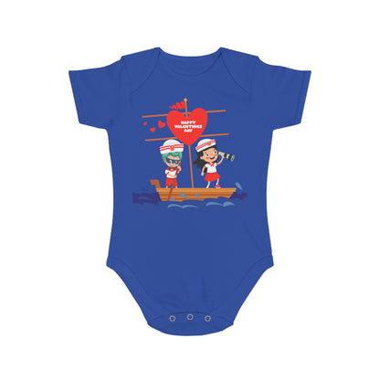 Infant Fine Jersey Bodysuit - Valentines -  Love sailing - [[{"value":"Wonderwear Kid"}]]