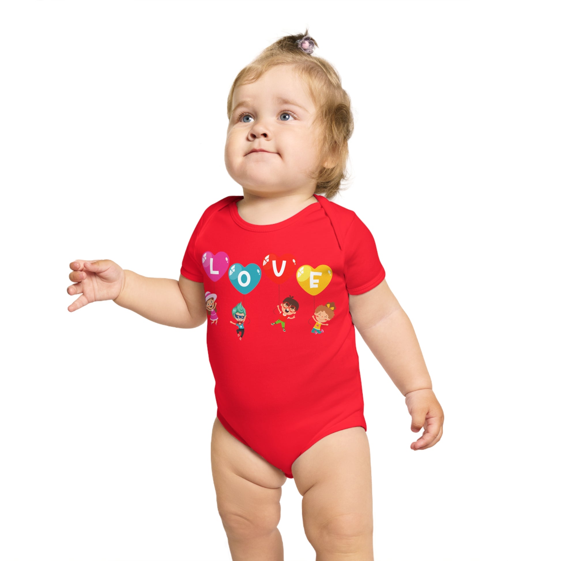 Infant Fine Jersey Bodysuit - Valentines -  Love - [[{"value":"Wonderwear Kid"}]]