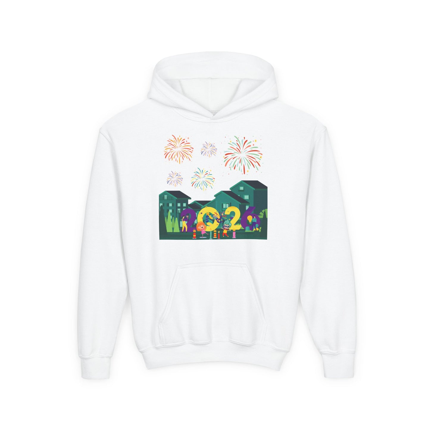 Youth Heavy Blend Hooded Sweatshirt - Super kiddo on house