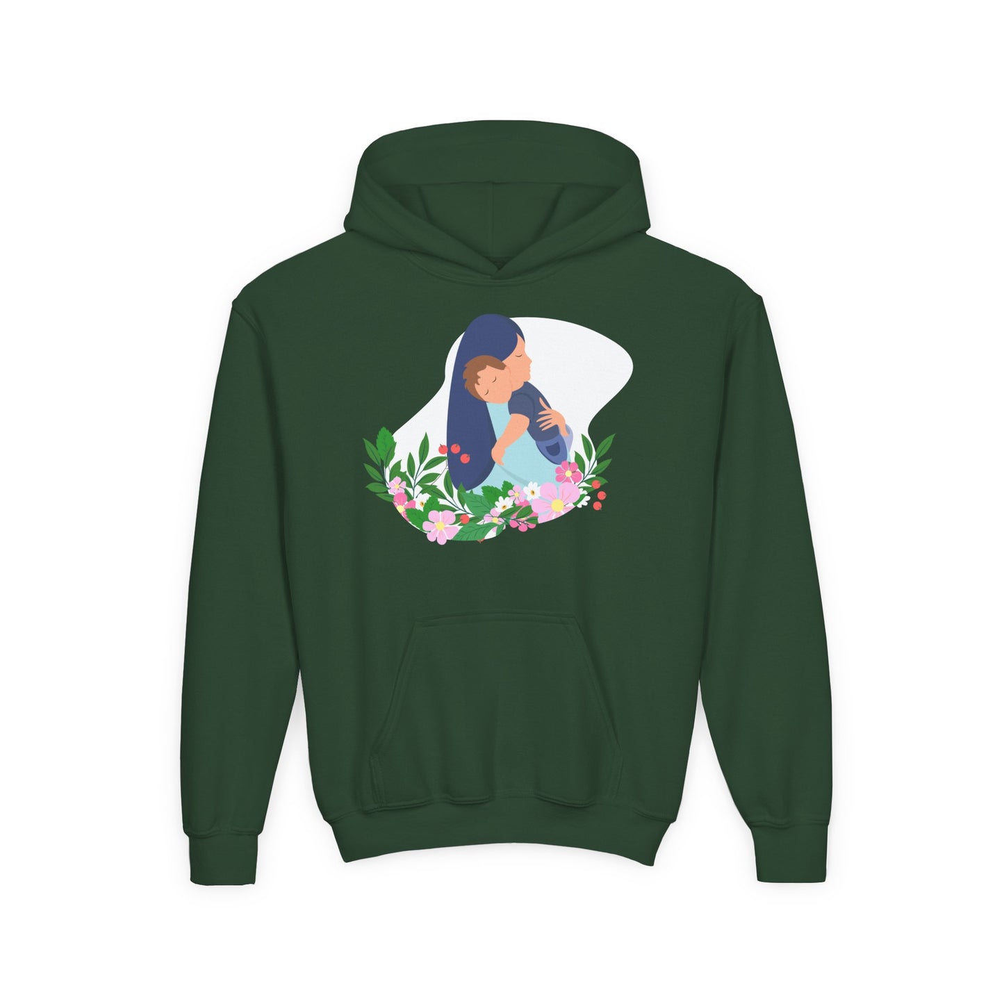 Youth Heavy Blend Hooded Sweatshirt - Mothers love