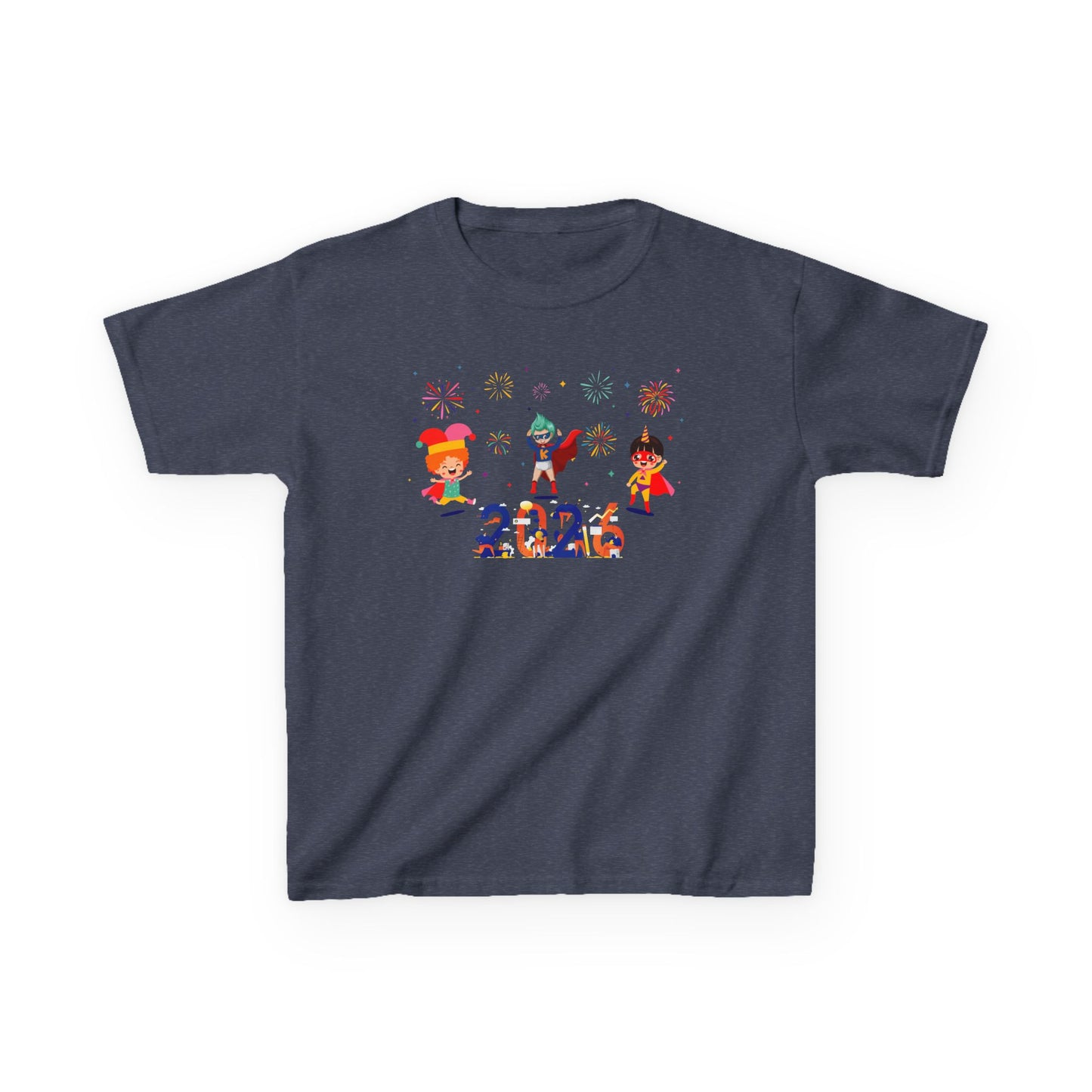 Kids Heavy Cotton™ Tee - Super kiddo and other hero - [[{"value":"Wonderwear Kid"}]]