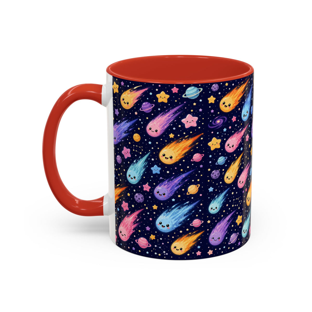 Accent Coffee Mug  (11/15 oz) - Cosmic Comet