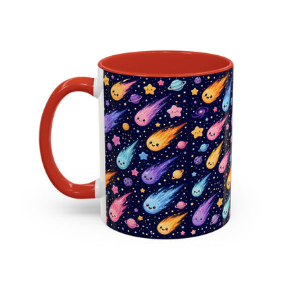 Accent Coffee Mug  (11/15 oz) - Cosmic Comet