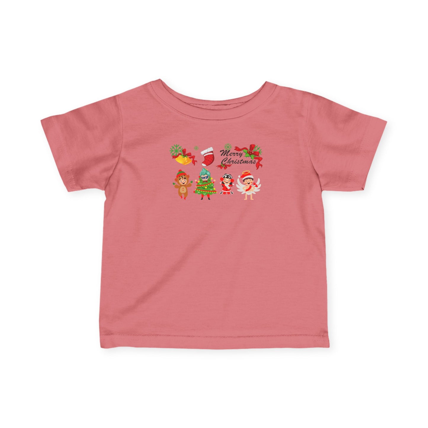 Infant Fine Jersey Tee - Merry christmas from super kid - [[{"value":"Wonderwear Kid"}]]