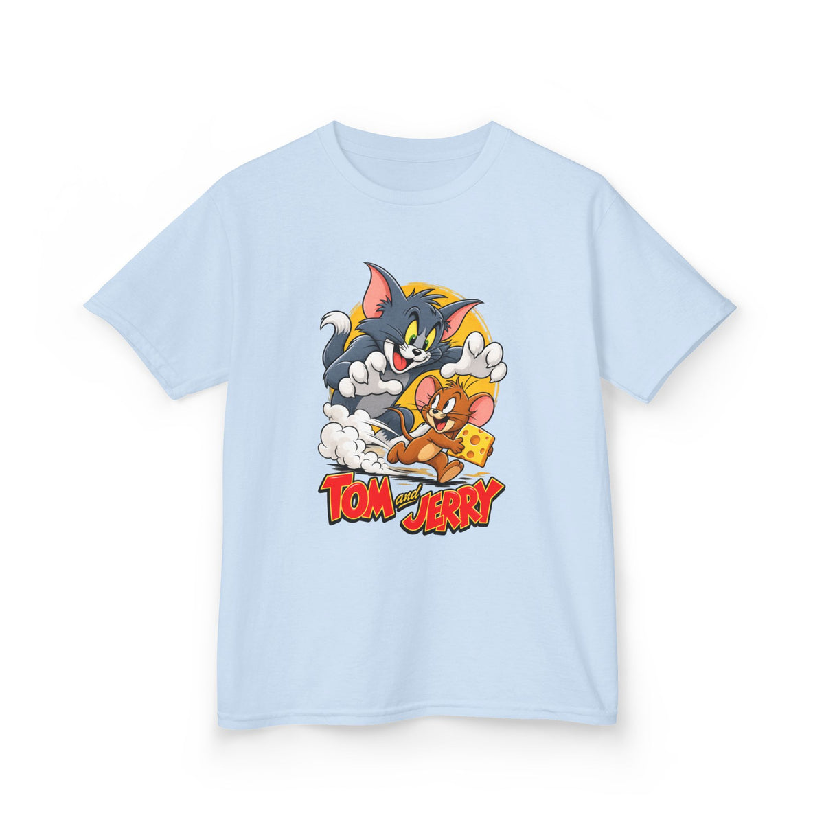 Kids Heavy Cotton™ Tee - Tom and Jerry Cheese Chase