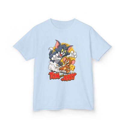 Kids Heavy Cotton™ Tee - Tom and Jerry Cheese Chase