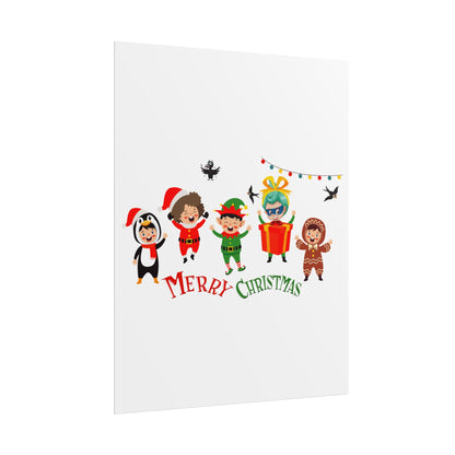 Rolled Posters - Merry christmas by super kiddo and friends - [[{"value":"Wonderwear Kid"}]]