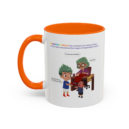 Accent Coffee Mug - WonderWear Origin - [[{"value":"Wonderwear Kid"}]]