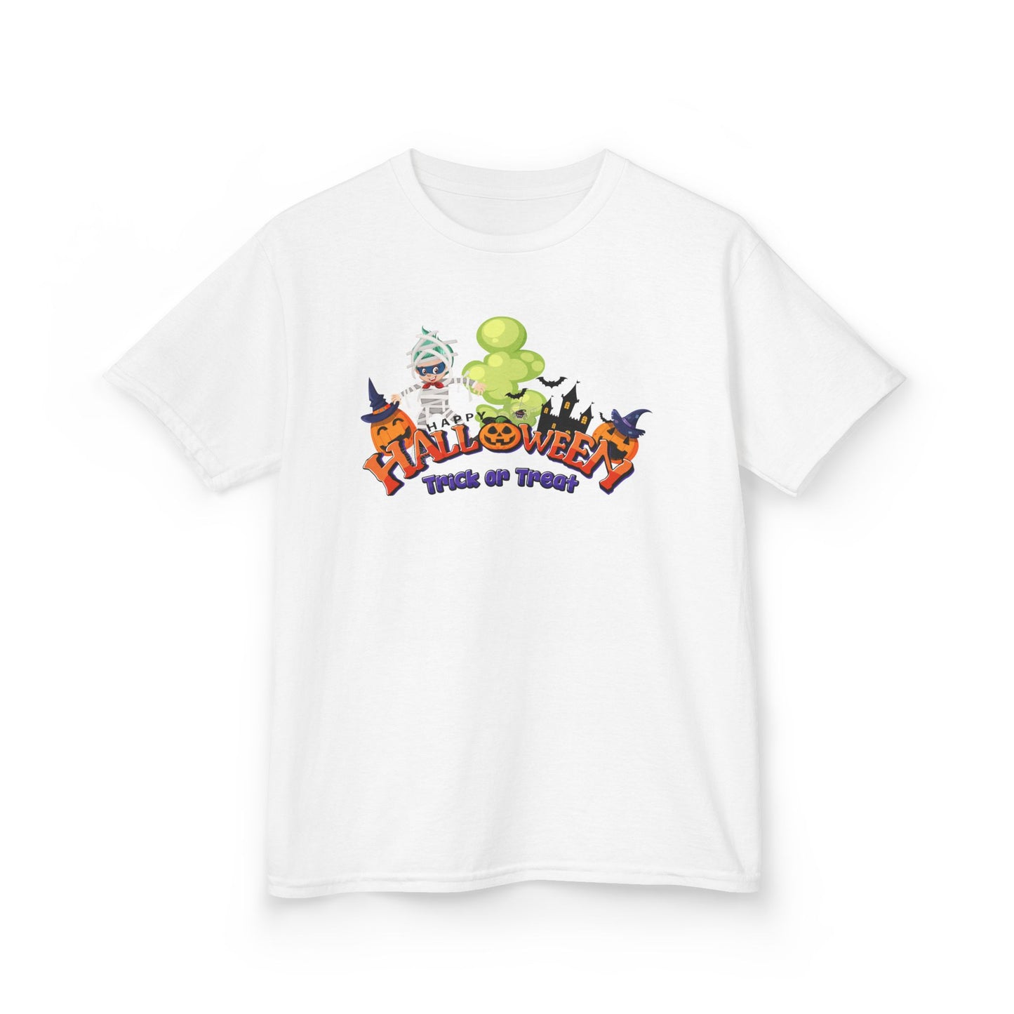 Kids Heavy Cotton™ Tee - Trick or Treat - [[{"value":"Wonderwear Kid"}]]