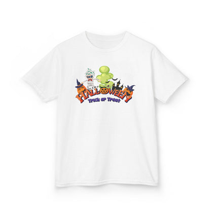 Kids Heavy Cotton™ Tee - Trick or Treat - [[{"value":"Wonderwear Kid"}]]