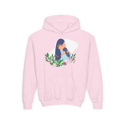 Youth Heavy Blend Hooded Sweatshirt - Mothers love Printify