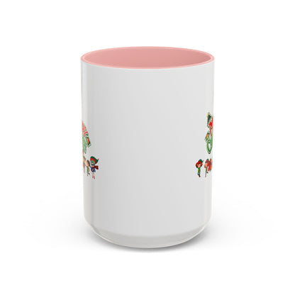 Accent Coffee Mug - Merry christmas from super friends - [[{"value":"Wonderwear Kid"}]]