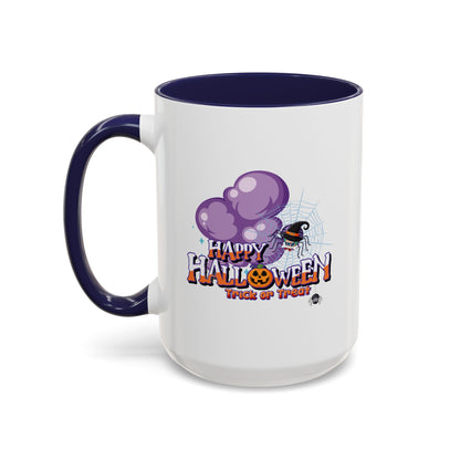 Accent Coffee Mug - Happy holloween - spider kiddo - [[{"value":"Wonderwear Kid"}]]