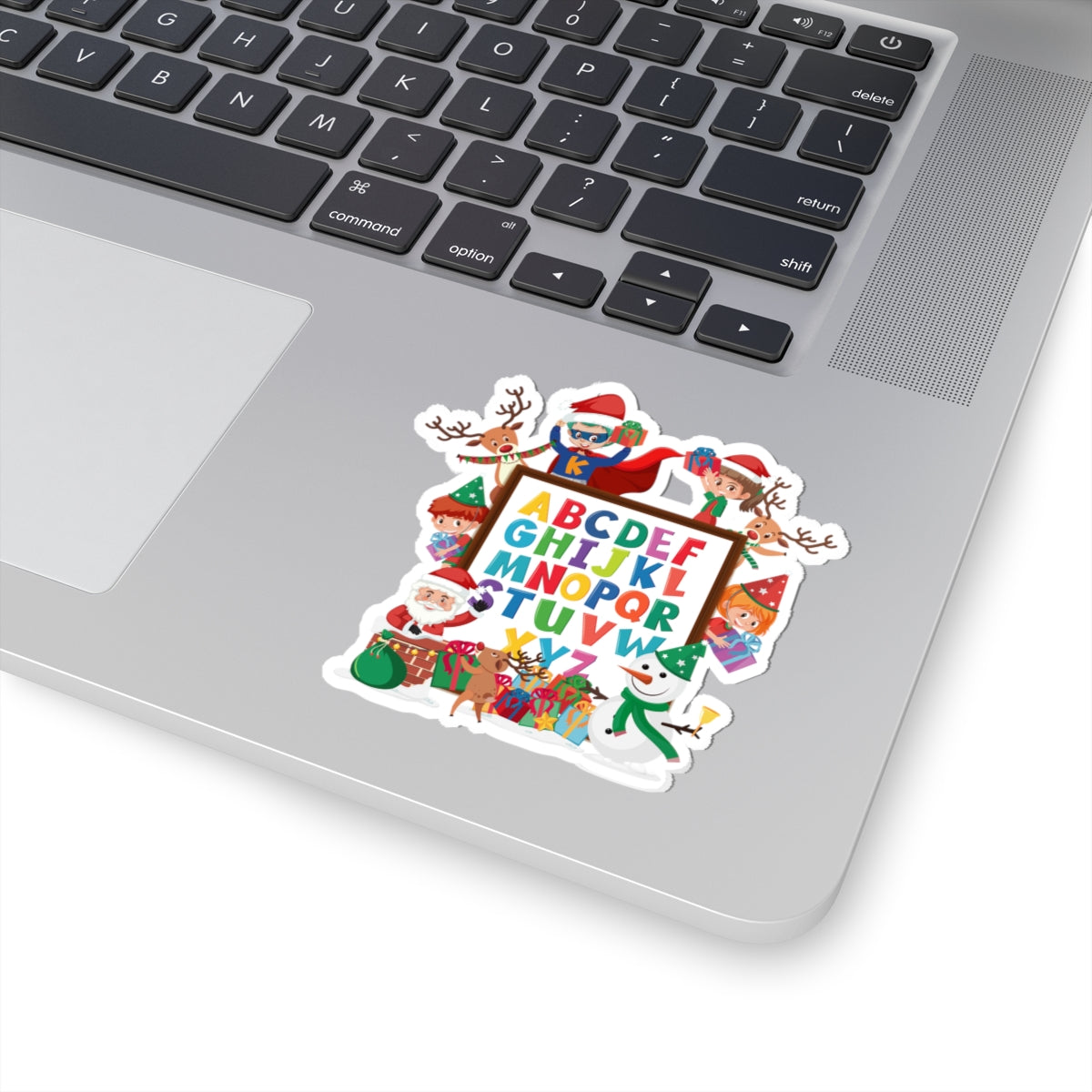 Kiss-Cut Stickers - Christmas alphabet with super kiddo - [[{"value":"Wonderwear Kid"}]]