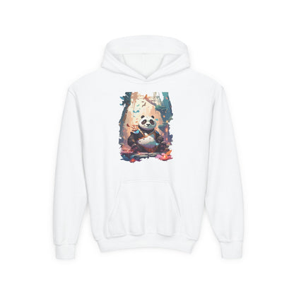 Youth Heavy Blend Hooded Sweatshirt - Kung fu Panda Printify