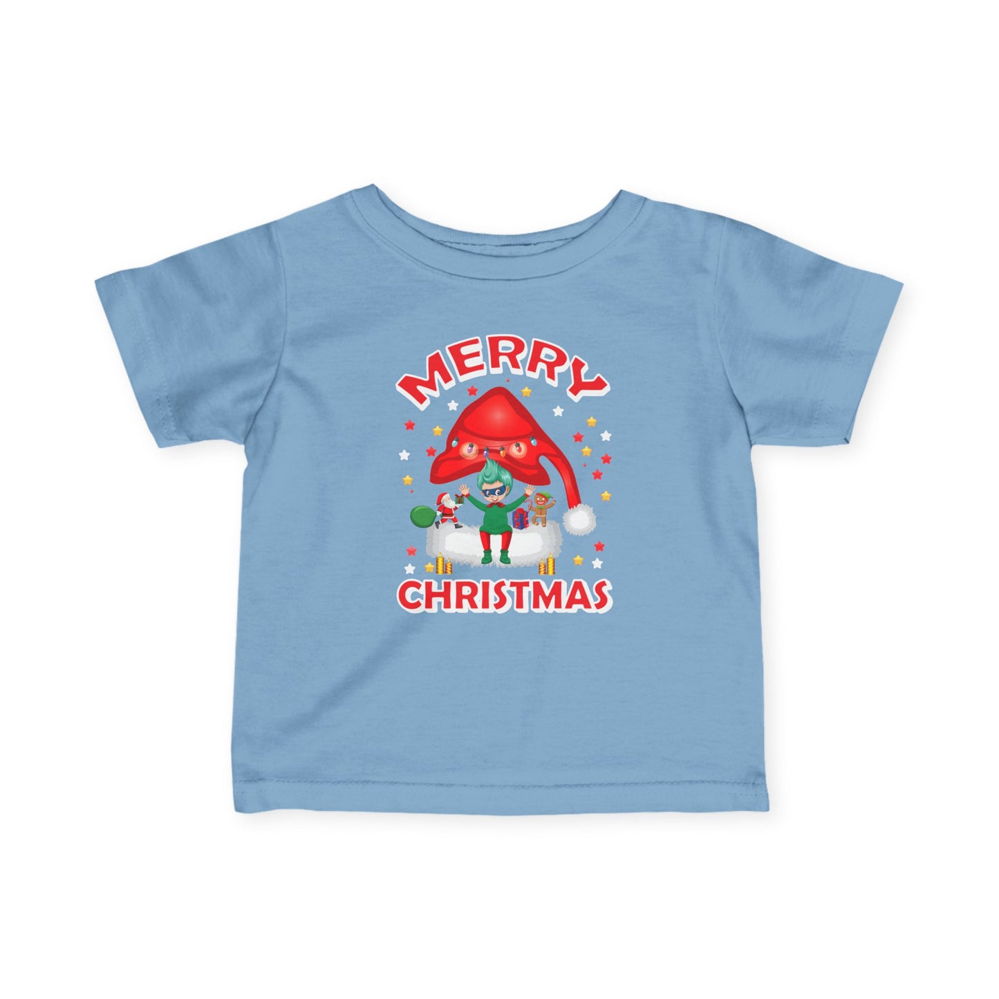 Infant Fine Jersey Tee - Merry christmas - [[{"value":"Wonderwear Kid"}]]
