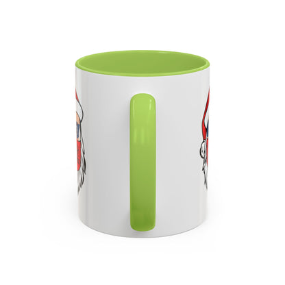 Accent Coffee Mug - Santa Super kiddo - [[{"value":"Wonderwear Kid"}]]