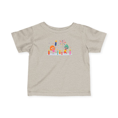Infant Fine Jersey Tee - Super kiddo lighting fireworks - [[{"value":"Wonderwear Kid"}]]
