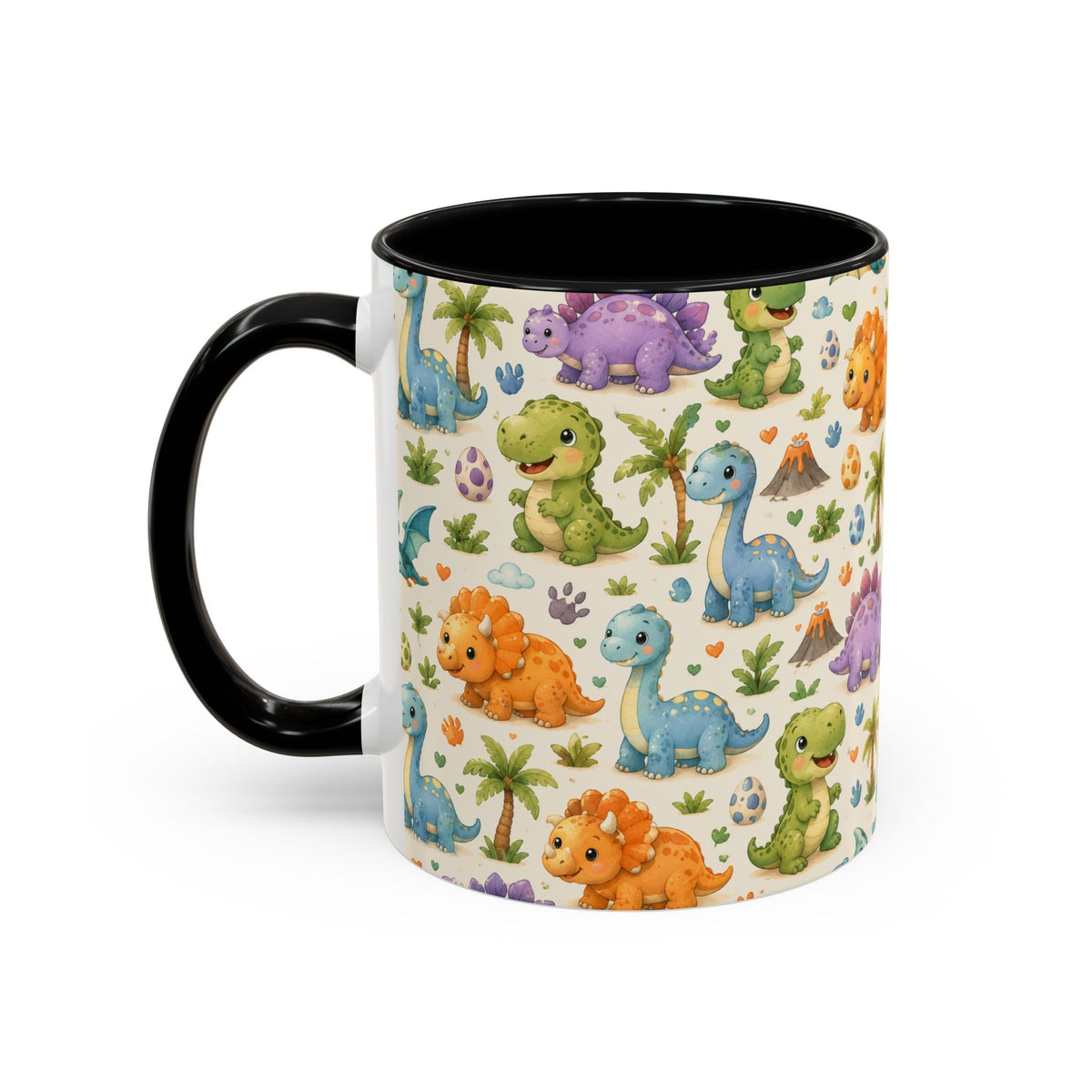 Accent Coffee Mug  (11/15 oz) - Baby Dinosaurs Nursery